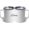 10 oz. White Stainless Steel Coffee Mug Thumbnail