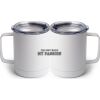 10 oz. White Stainless Steel Coffee Mug Thumbnail