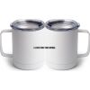 10 oz. White Stainless Steel Coffee Mug Thumbnail
