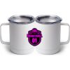 10 oz. White Stainless Steel Coffee Mug Thumbnail