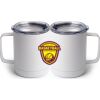 10 oz. White Stainless Steel Coffee Mug Thumbnail