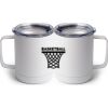 10 oz. White Stainless Steel Coffee Mug Thumbnail