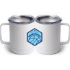 10 oz. White Stainless Steel Coffee Mug Thumbnail
