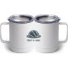 10 oz. White Stainless Steel Coffee Mug Thumbnail