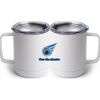 10 oz. White Stainless Steel Coffee Mug Thumbnail