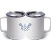 10 oz. White Stainless Steel Coffee Mug Thumbnail