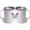 10 oz. White Stainless Steel Coffee Mug Thumbnail