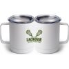 10 oz. White Stainless Steel Coffee Mug Thumbnail