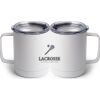 10 oz. White Stainless Steel Coffee Mug Thumbnail