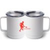 10 oz. White Stainless Steel Coffee Mug Thumbnail