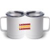 10 oz. White Stainless Steel Coffee Mug Thumbnail