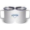 10 oz. White Stainless Steel Coffee Mug Thumbnail