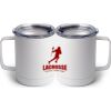 10 oz. White Stainless Steel Coffee Mug Thumbnail