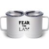 10 oz. White Stainless Steel Coffee Mug Thumbnail