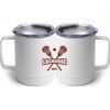 10 oz. White Stainless Steel Coffee Mug Thumbnail