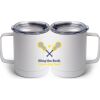 10 oz. White Stainless Steel Coffee Mug Thumbnail