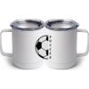 10 oz. White Stainless Steel Coffee Mug Thumbnail