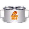 10 oz. White Stainless Steel Coffee Mug Thumbnail