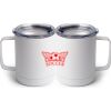 10 oz. White Stainless Steel Coffee Mug Thumbnail
