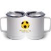 10 oz. White Stainless Steel Coffee Mug Thumbnail