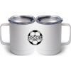 10 oz. White Stainless Steel Coffee Mug Thumbnail