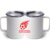 10 oz. White Stainless Steel Coffee Mug Thumbnail
