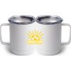 10 oz. White Stainless Steel Coffee Mug Thumbnail