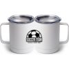 10 oz. White Stainless Steel Coffee Mug Thumbnail