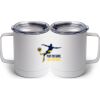 10 oz. White Stainless Steel Coffee Mug Thumbnail