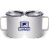 10 oz. White Stainless Steel Coffee Mug Thumbnail