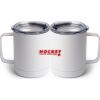 10 oz. White Stainless Steel Coffee Mug Thumbnail