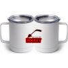 10 oz. White Stainless Steel Coffee Mug Thumbnail