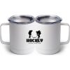 10 oz. White Stainless Steel Coffee Mug Thumbnail