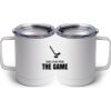 10 oz. White Stainless Steel Coffee Mug Thumbnail