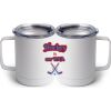 10 oz. White Stainless Steel Coffee Mug Thumbnail