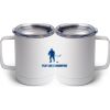 10 oz. White Stainless Steel Coffee Mug Thumbnail