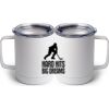 10 oz. White Stainless Steel Coffee Mug Thumbnail