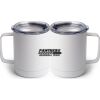 10 oz. White Stainless Steel Coffee Mug Thumbnail