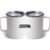 10 oz. White Stainless Steel Coffee Mug Thumbnail