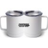 10 oz. White Stainless Steel Coffee Mug Thumbnail