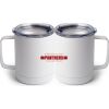 10 oz. White Stainless Steel Coffee Mug Thumbnail