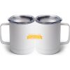 10 oz. White Stainless Steel Coffee Mug Thumbnail
