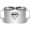 10 oz. White Stainless Steel Coffee Mug Thumbnail