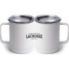 10 oz. White Stainless Steel Coffee Mug Thumbnail