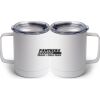 10 oz. White Stainless Steel Coffee Mug Thumbnail
