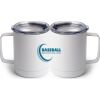 10 oz. White Stainless Steel Coffee Mug Thumbnail