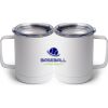 10 oz. White Stainless Steel Coffee Mug Thumbnail