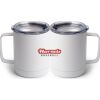 10 oz. White Stainless Steel Coffee Mug Thumbnail