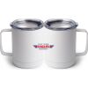 10 oz. White Stainless Steel Coffee Mug Thumbnail