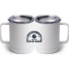 10 oz. White Stainless Steel Coffee Mug Thumbnail